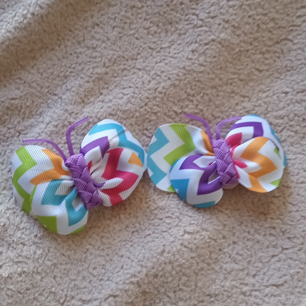 Butterfly bows hair bows
